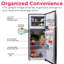 Frigidaire 7,5 pi³ Réfrigérateur-congélateur d'appoint, réfrigérateur plat, appartement