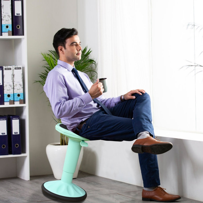 Ebern Designs Task Chair, Green, Green