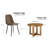 Round Dining Table Set with 6 dining chairs