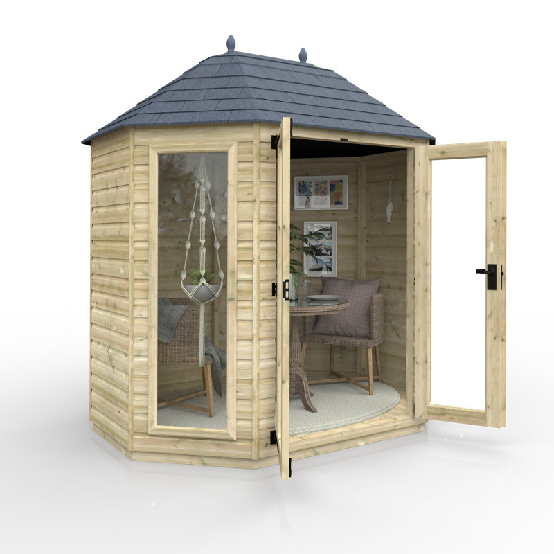 8' x 6' Tiger Elite Pressure-Treated Octagonal Vista