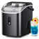 Simzlife 34 Lb. Daily Production Nugget Clear Ice Portable Ice Maker