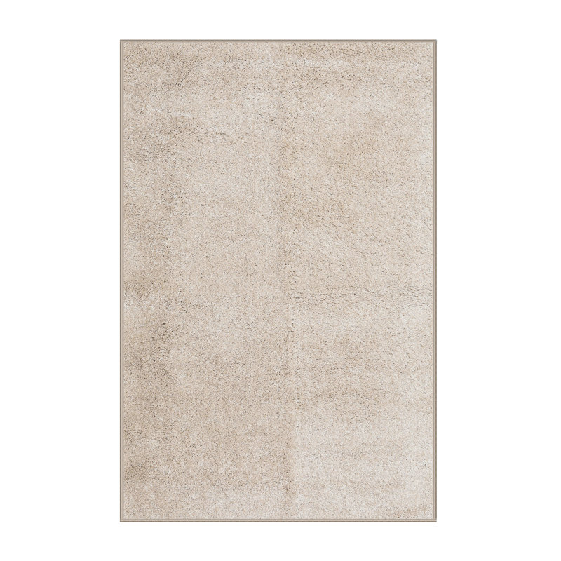 Tapis contemporain brun clair, Rectangle 6 pi x 9 pi