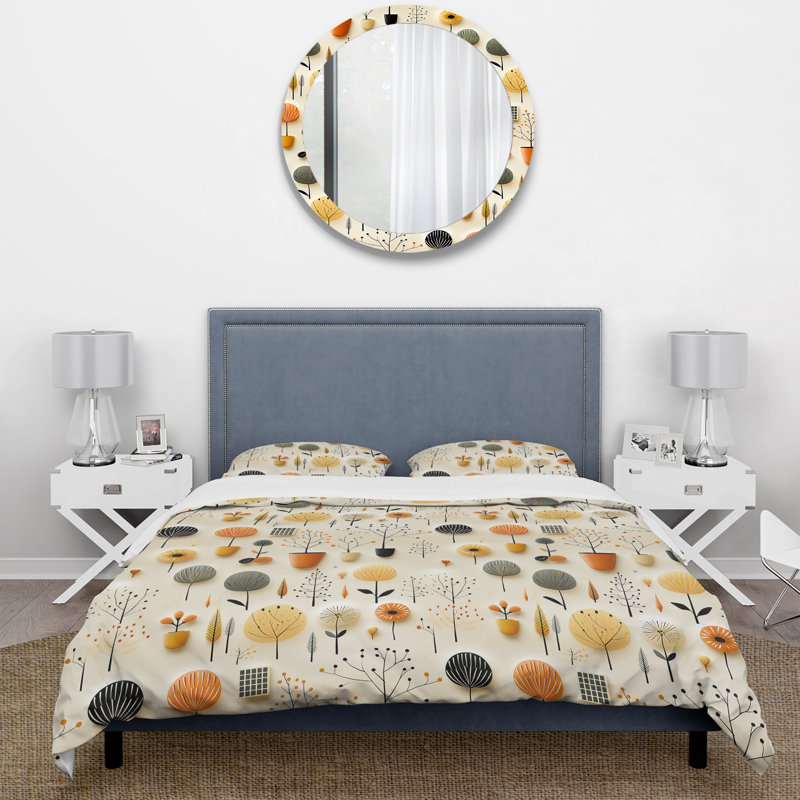Ensemble de housse de couette en microfibre Mcm, Housse de couette simple + 1 taie décorative stan
