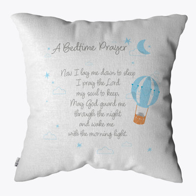 White Square Throw Pillow Cover