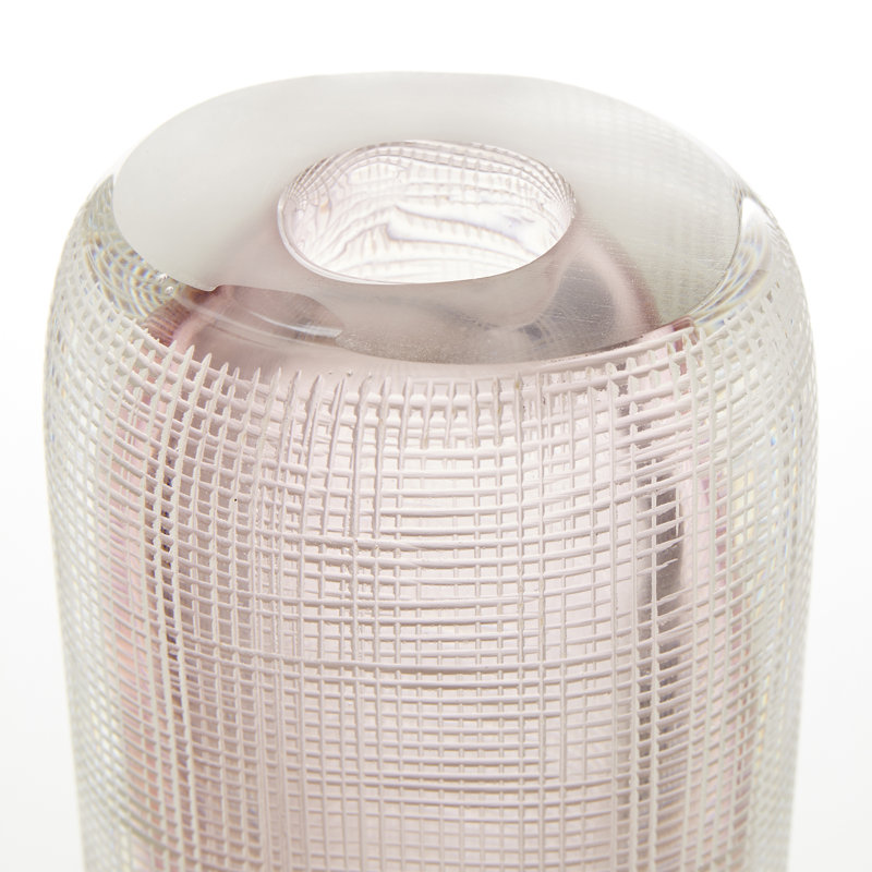 Neso Glass Table Vase, 9" H x 3.5" W x 3.5" D