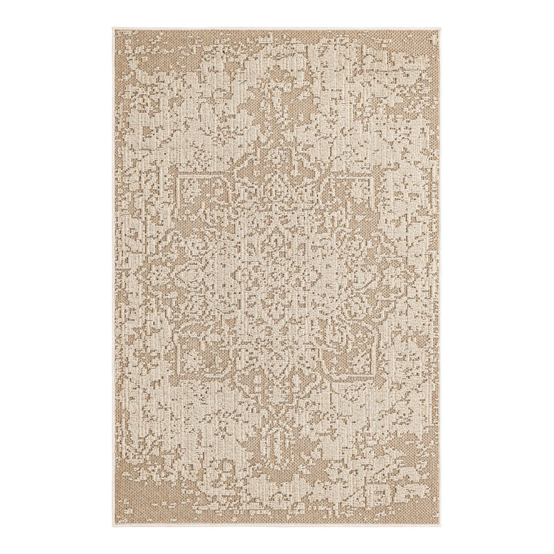 Indoor/Outdoor Traditional Area Rug, Rectangle 4'1" x 6'1"