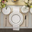 Ensemble de 4 grandes assiettes 11 "Noritake Haku
