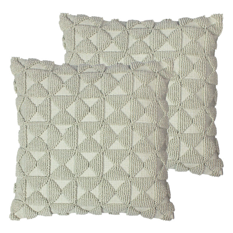 Square Cushion, Taupe