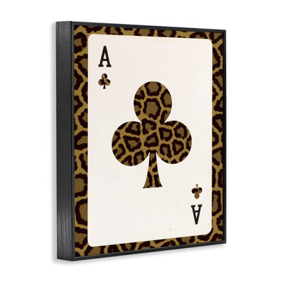 «Ace of Club Leopard», estampe numérique de Lil 'Rue