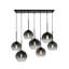 Suspension îlot en verre miroir dégradé à 7 lumières-67151362-199178126