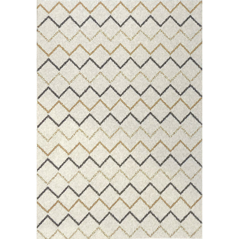 Tapis de zone ivoire Sagunto, Rectangle 2 pi x 3 pi 11 po
