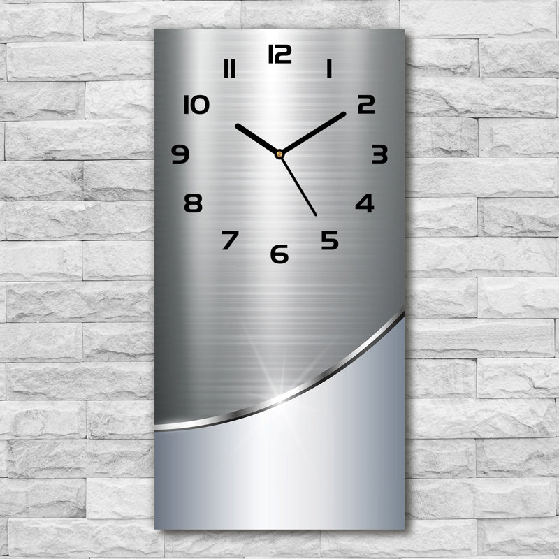 Jenabelle Glass Wall Clock, Black