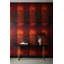 Papier peint texturé double rouleau amovible moderne rouge