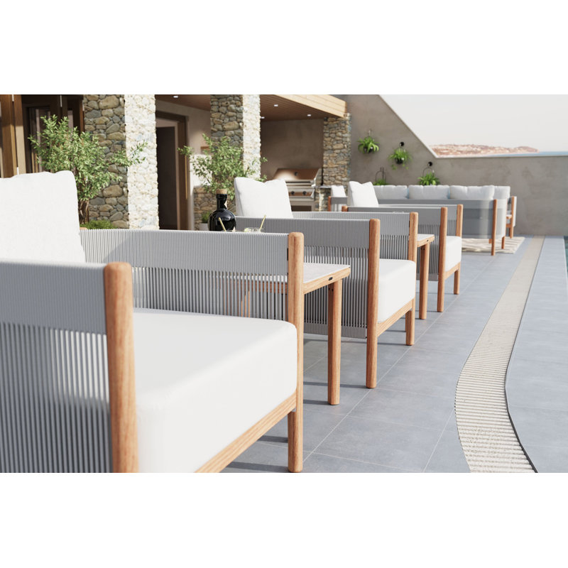 Monterey Outdoor Side Table, White