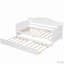 Lit de jour simple en bois avec lit gigogne, canapé-lit pour la chambre à coucher et le salon, fabrication en bois de pin durable