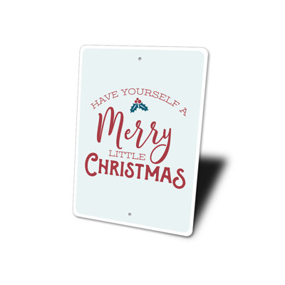 Plaque de Noël en aluminium