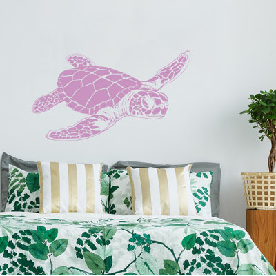 Décalcomanie murale tortue de mer