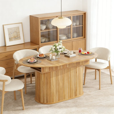 Table de salle à manger extensible Mid-Century