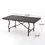 Table de salle à manger populaire, P 34,32 po x l 71,56 po, H 30,59 po, brun, H 28,00 po pour l'extérieur