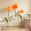 Ensemble de 3 grandes fleurs artificielles autoportantes pour la décoration de mariages et de fêtes.-135777712
