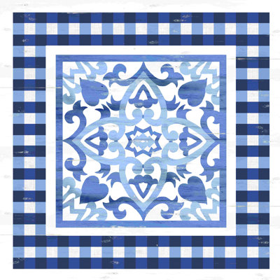 " Ivey Blue And White Tile "