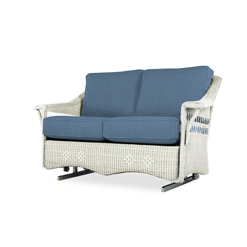 Nantucket Outdoor 2 - Seat Loveseat, Mink, Bamboo Bay Sky