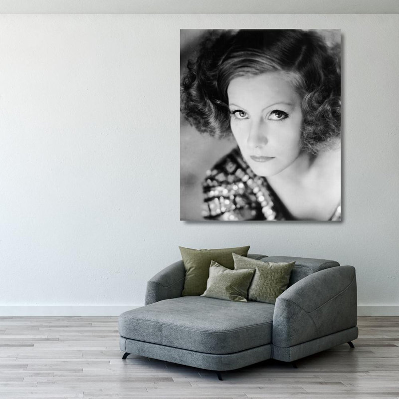 Greta Garbo, 33" H x 28" W