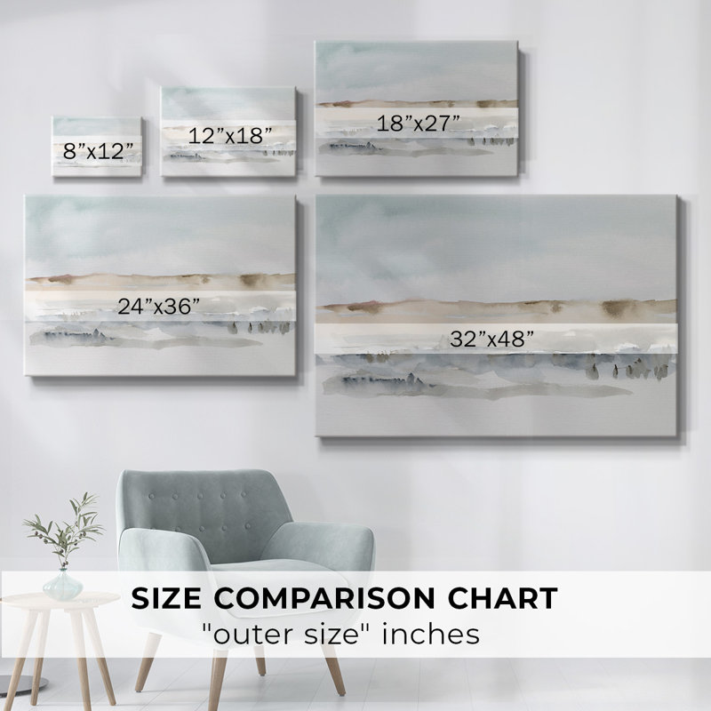 «Marsh Dunes II», toile tendue avec châssis, H 24 po x l 36 po