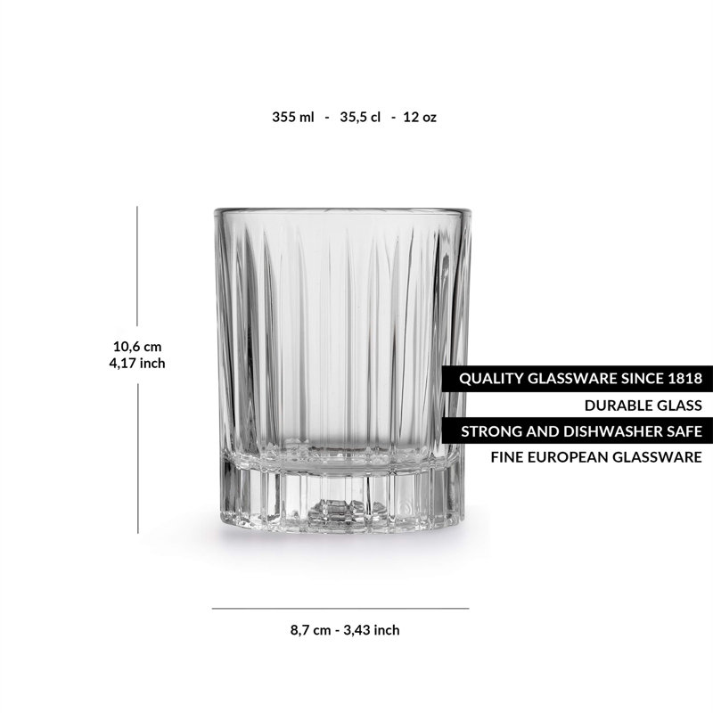 Tillamook 355ml Drinking Glass Set