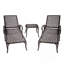 Chaise longue en aluminium coulé 1 pièce-1759641166