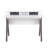 Wishbone Contemporary Desk In Grey And White Wood By