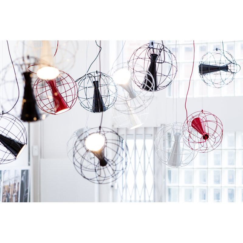 Latitude 1 - Light LED Pendant, Red