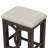 3-Piece Farmhouse Counter Height Dining Set: Table & Upholstered Stools, USB Port-572051556