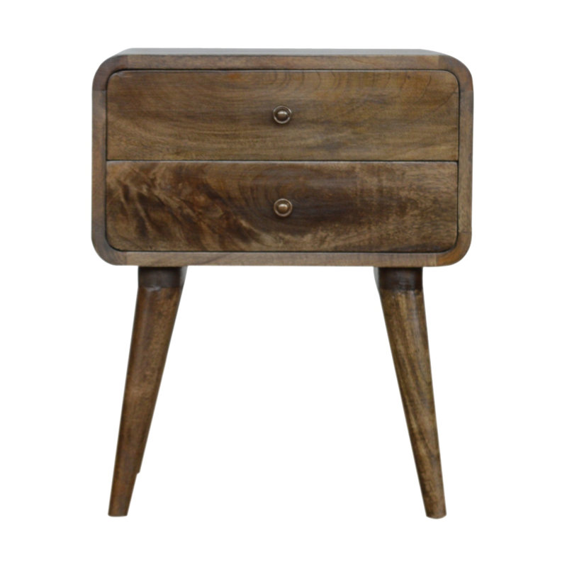 Table de chevet en bois massif Cevat