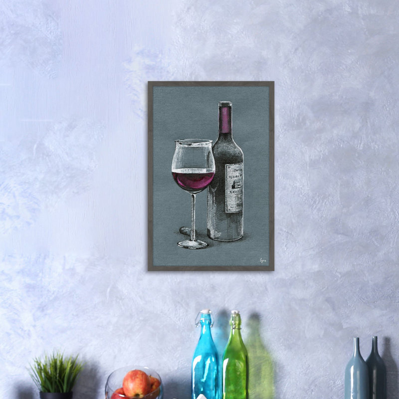Vino Tinto by Eyre Tarney - Single Picture Frame Print, 61 cm H x 41 cm W x 4 cm D