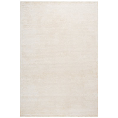 Tapis de couleur unie en laine / coton touffeté à la main Dreux