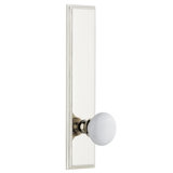 Grandeur Carré Tall Plate Privacy with Hyde Park Door Knob