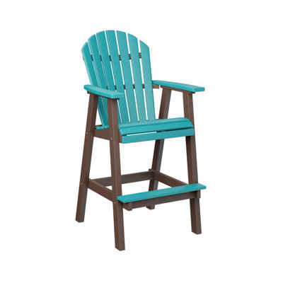 Comfo Back Outdoor Bar Stool