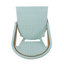 Ensemble de conversation d'extérieur 29,5 po, bleu sarcelle, rouille, pour barbecue, 29,5 po, finition et aluminium, ensemble de conversation de jardin