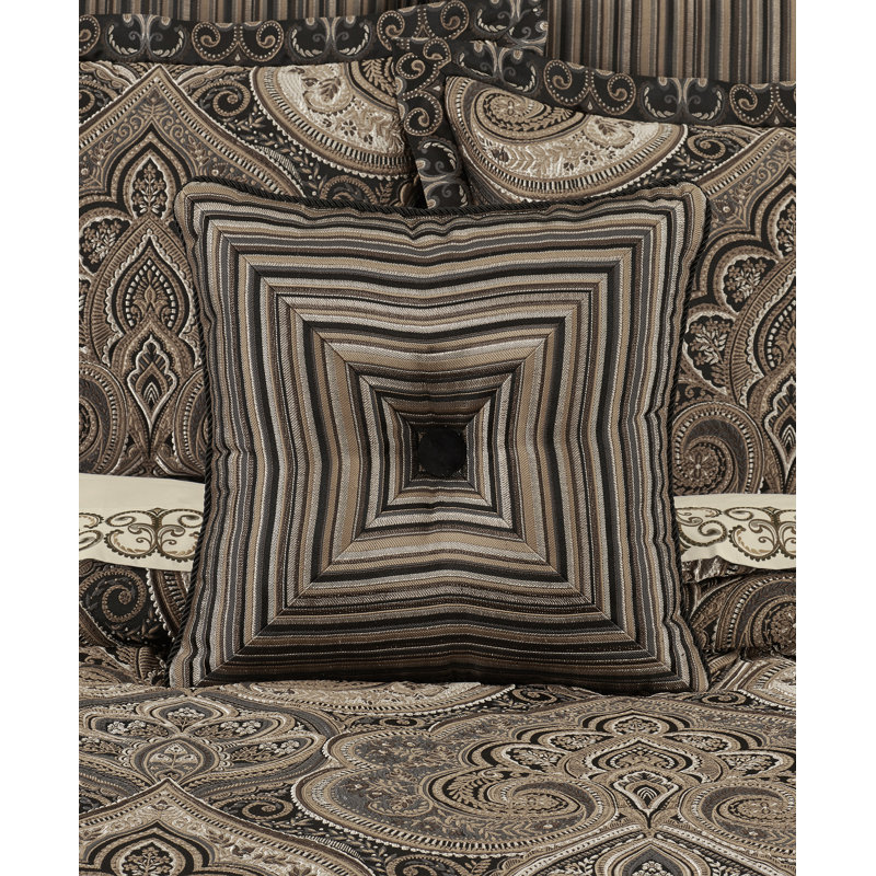 Coussin décoratif carré 18 po Cipriana