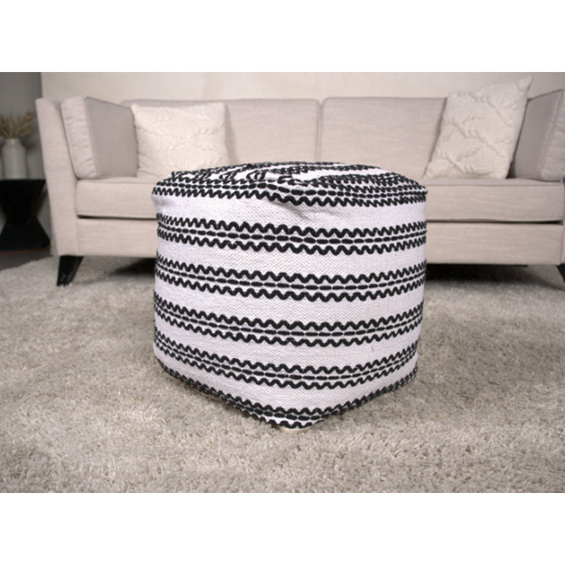 Handcrafted Fabric Pouf