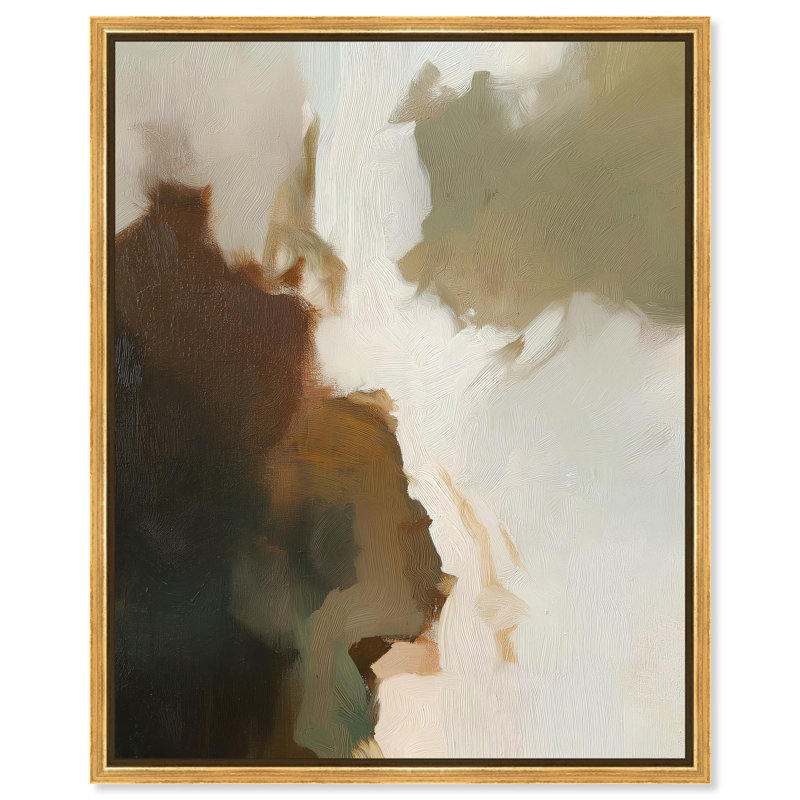 «Mist and Memory III Boho», reproduction d'art sur toile par Art Remedy, H 20 po x l 24 po, Structure noire