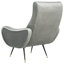 Dakota Velvet Retro Mid Century Accent Chair-33012609