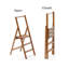 Bella 3 - Step Wood Folding Small Step Ladder