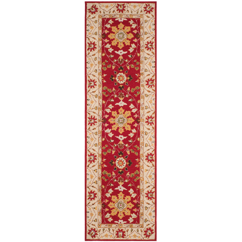 Easy Care Hand Hooked Performance Oriental Rug, Runner 2'6" x 8'