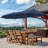 Aletse 13ft Rectangular Market Umbrella-1344034079