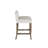 Guzik Upholstered Counter Stool with Solid Wood Frame