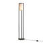 Metal Floor Lamp With Glass Cylinder Shade