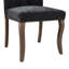 Upholstered Chenille Fabric Accent Dining Chair-2028330914