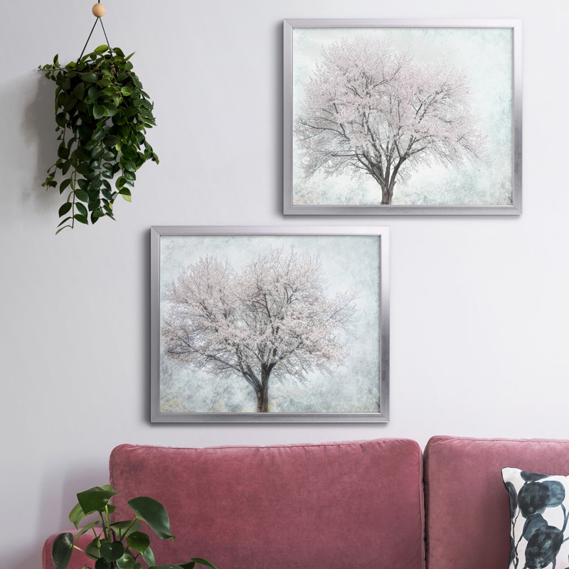 Reproduction de photo sur toile, Toile avec cadre argenté, Pas de tapis
